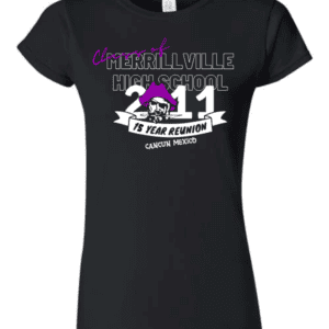 MHS 15 Year Reunion – Ladies Black T-Shirt