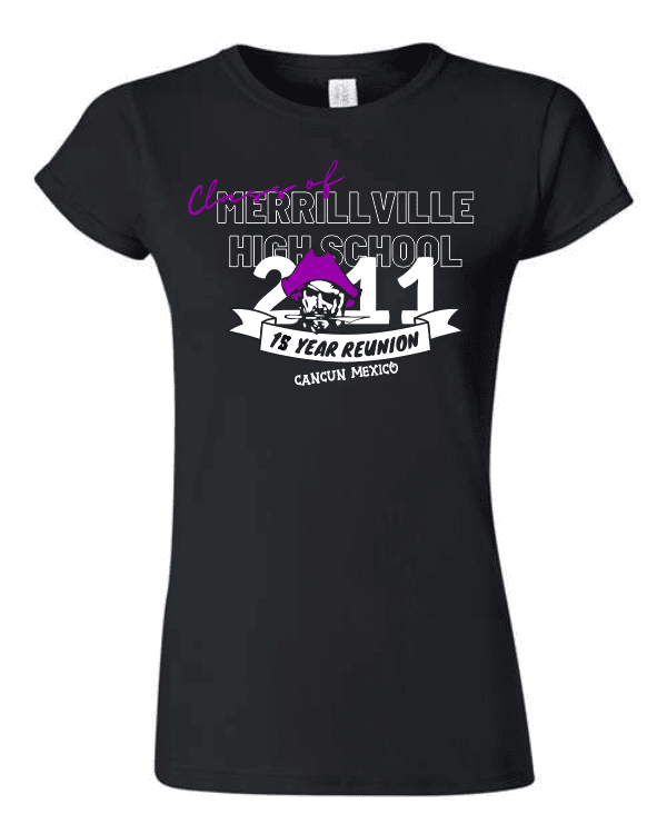 MHS 15 Year Reunion – Ladies Black T-Shirt