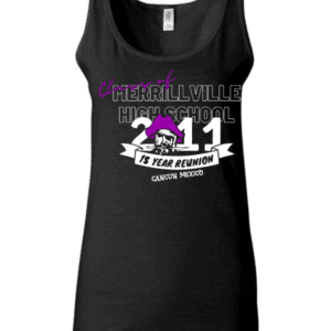 MHS 15 Year Reunion – Ladies Black Tank Top