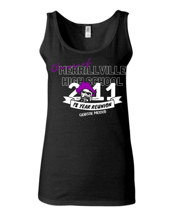 MHS 15 Year Reunion – Ladies Black Tank Top